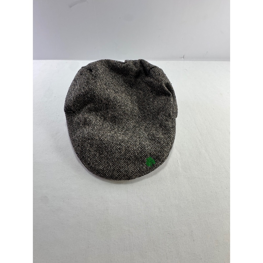 Man of Aran Ireland Men Brown Salt Pepper Wool Tweed Flat Cap Newsboy Hat‎ 65178